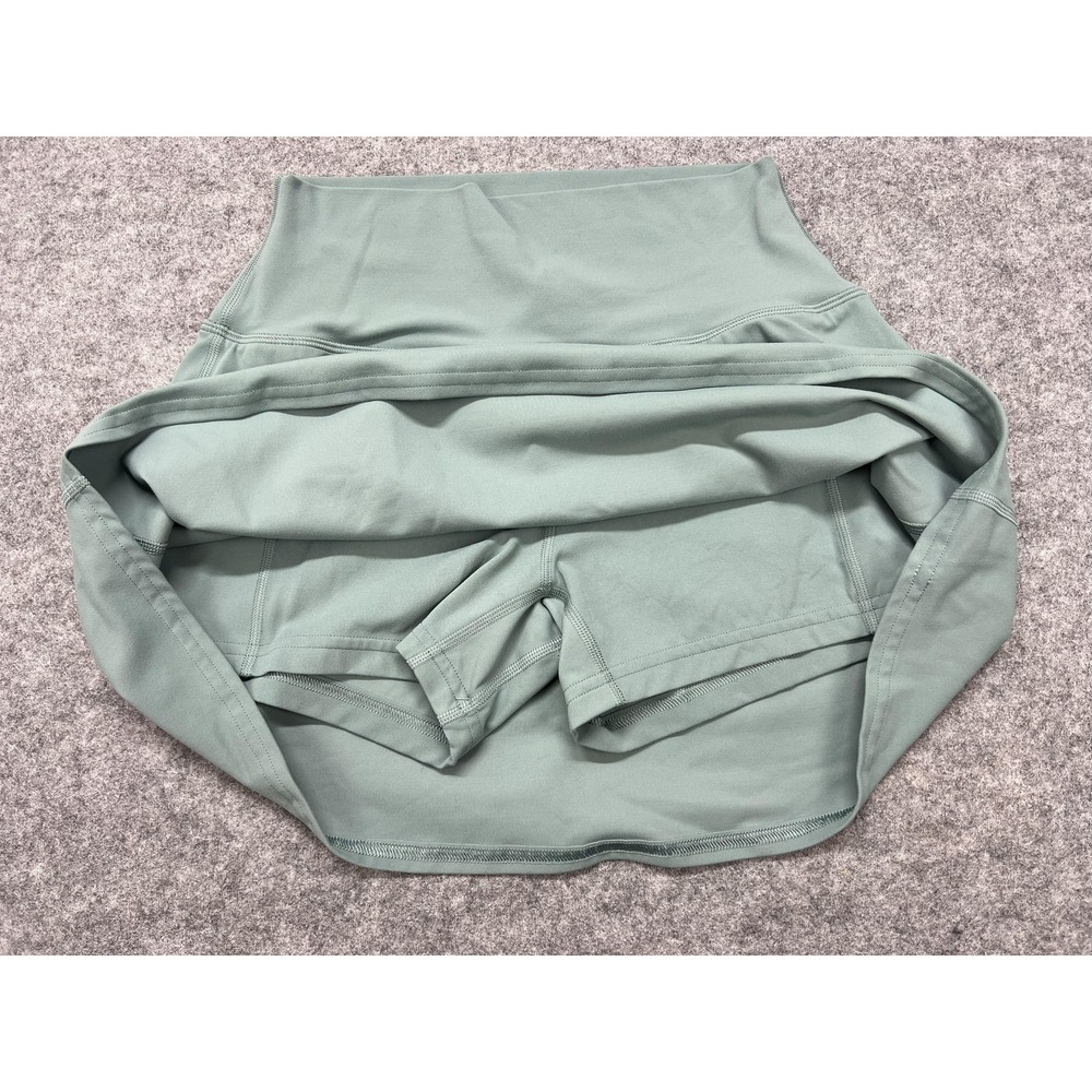 Lululemon Align High Rise Skirt Womens 6 Green Athletic Lined Tennis LW8ALWS - Picture 7 of 8